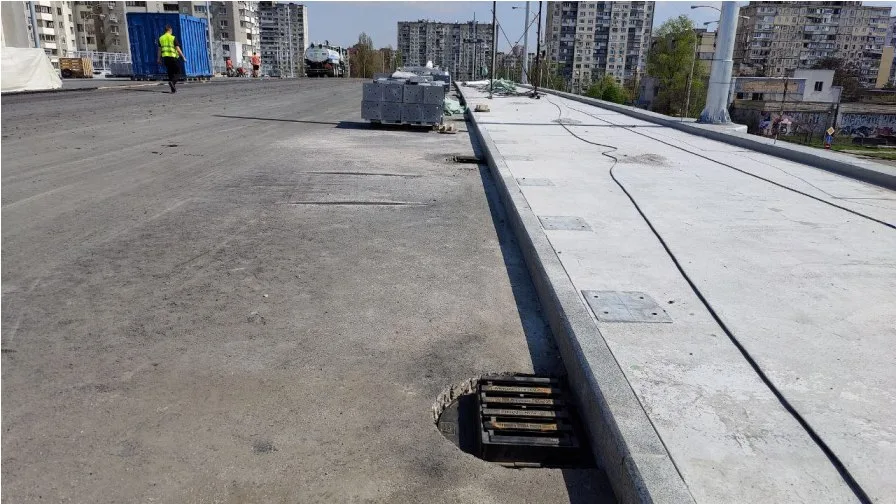 Система водовідведення дворівневої розв’язки – на перетині вулиць Богатирська та Полярна